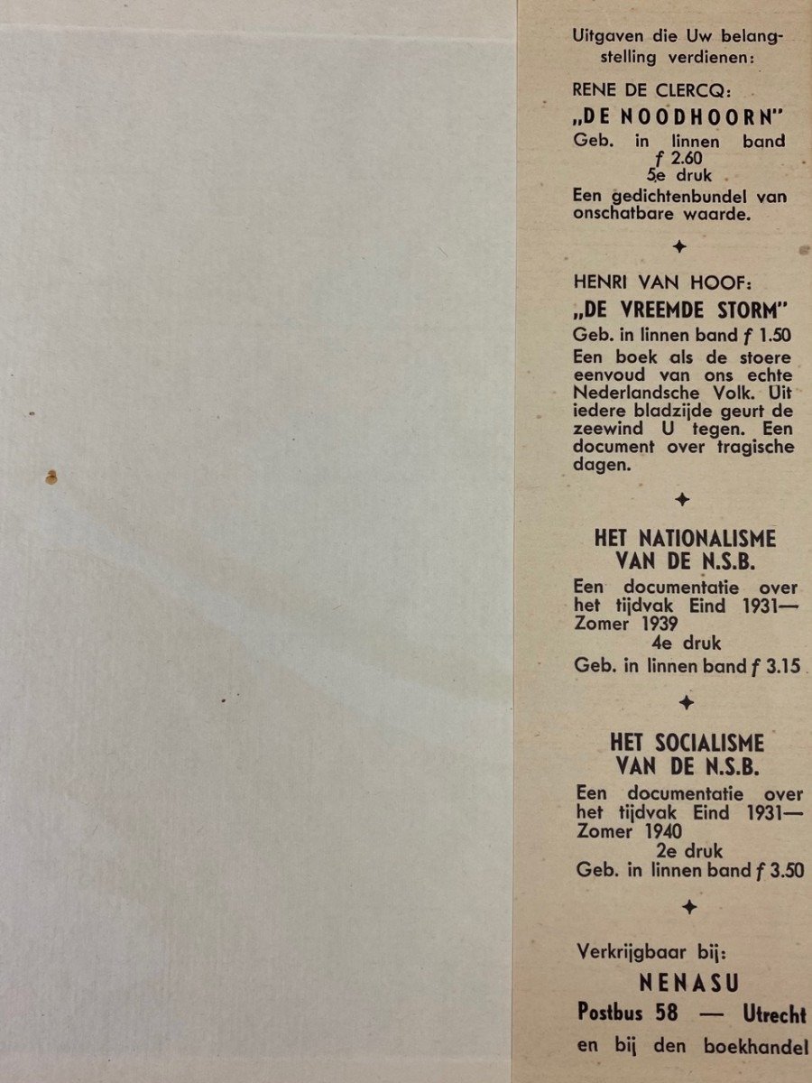 Original WWII Dutch collaboration book – Max Blokzijl's luisteraars antwoorden — image 6