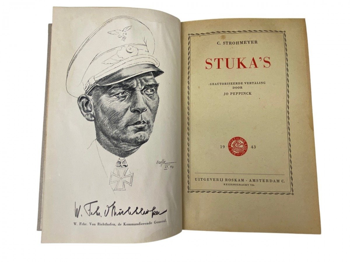 Original WWII Dutch collaboration book – Stuka's — image 3