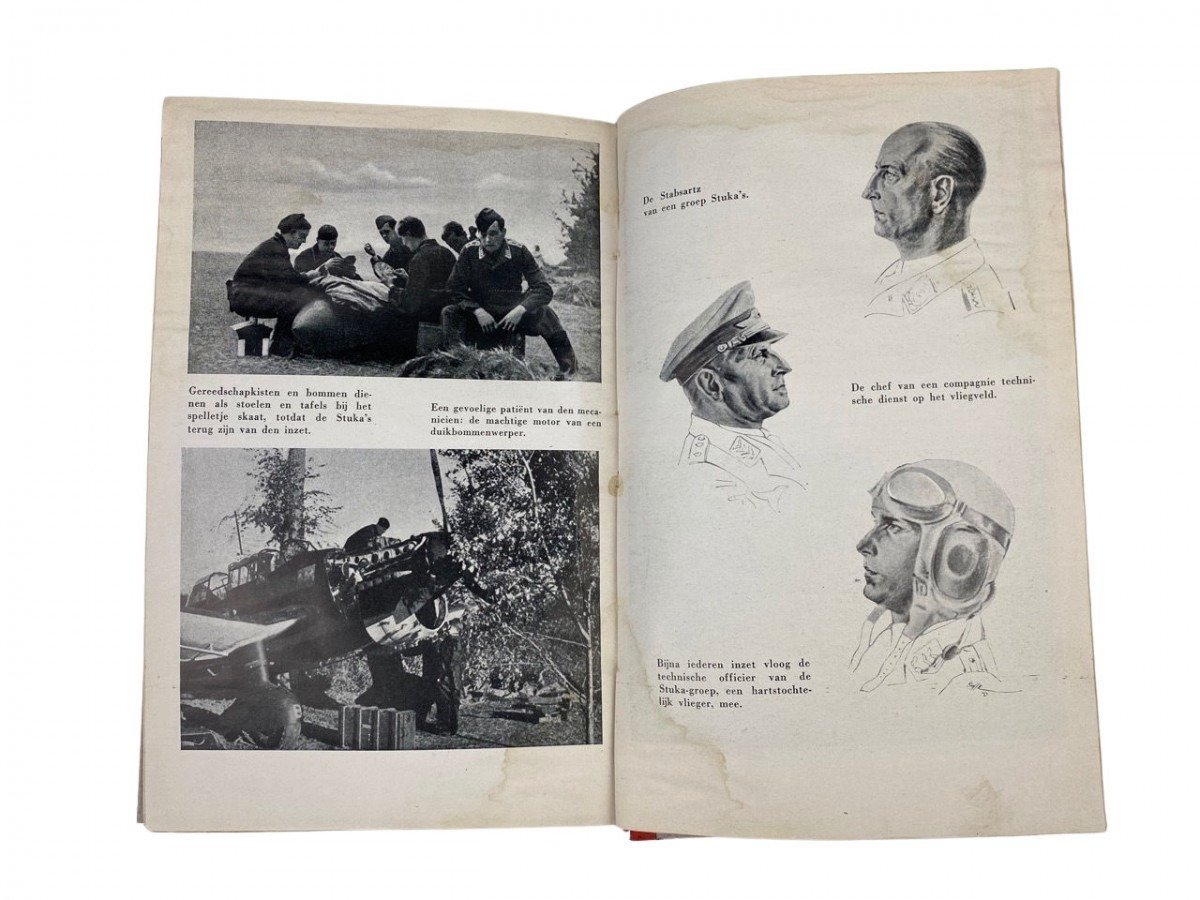 Original WWII Dutch collaboration book – Stuka's — image 9