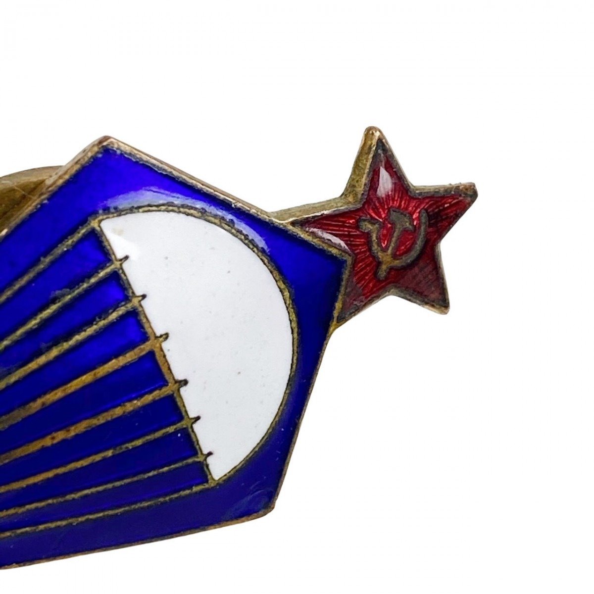 Original WWII Russian paratrooper badge — image 2