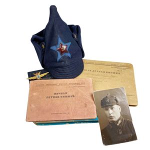 Original WWII Russian Airforce pilot grouping 'Shepetov Nikolai Ivanovich'