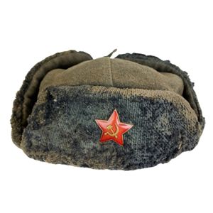 Original WWII Russian 'Uschanka' winter hat 1941