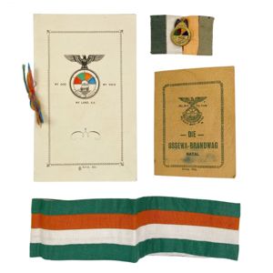 Original WWII South African fascists organization 'Ossewabrandwag' grouping J.H.J. van …