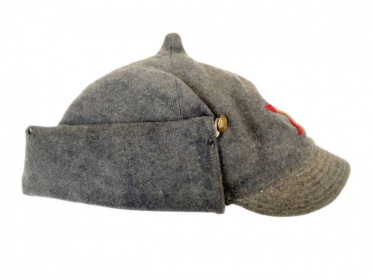 Original WWII Russian M19 NKVD Budenovka — image 6