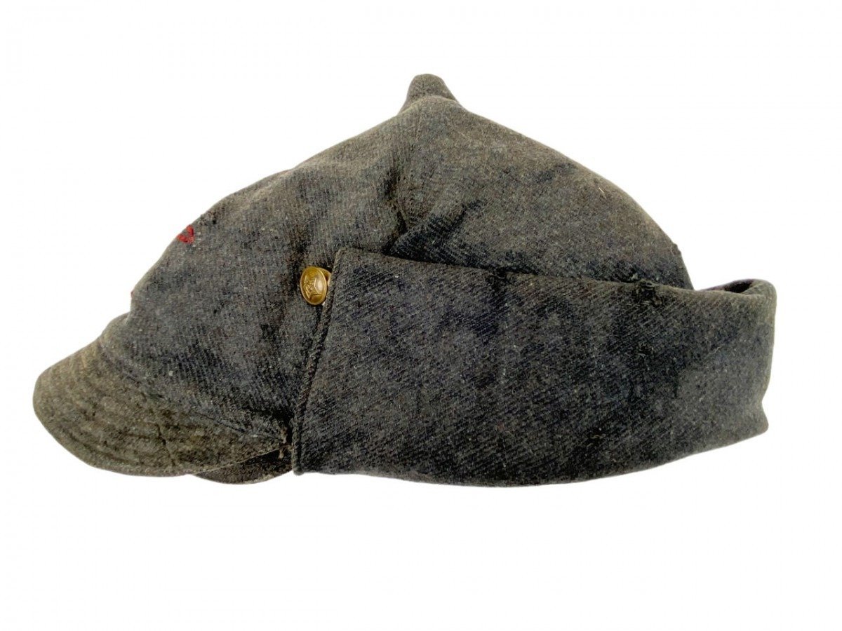 Original WWII Russian M19 NKVD Budenovka — image 7