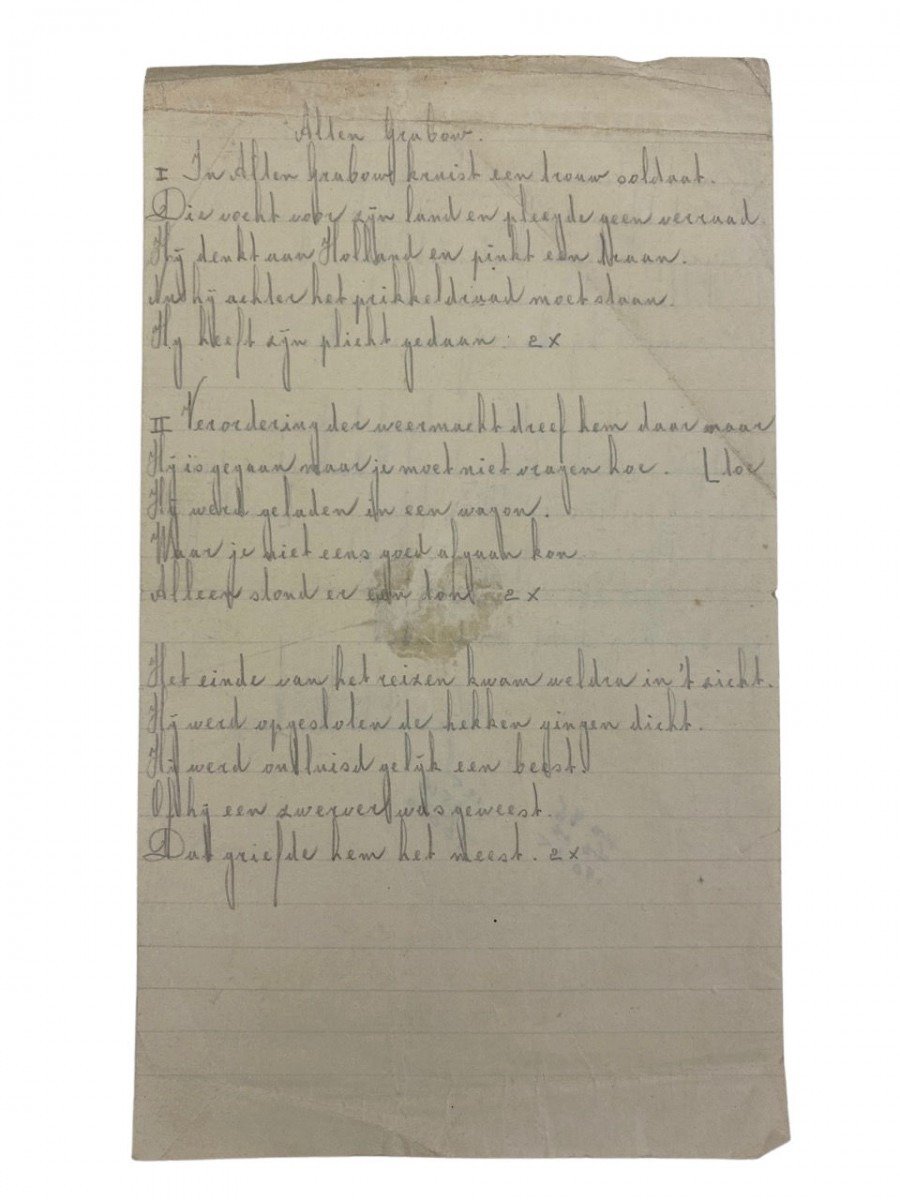 Original WWII Dutch set of Stalag documents — image 3