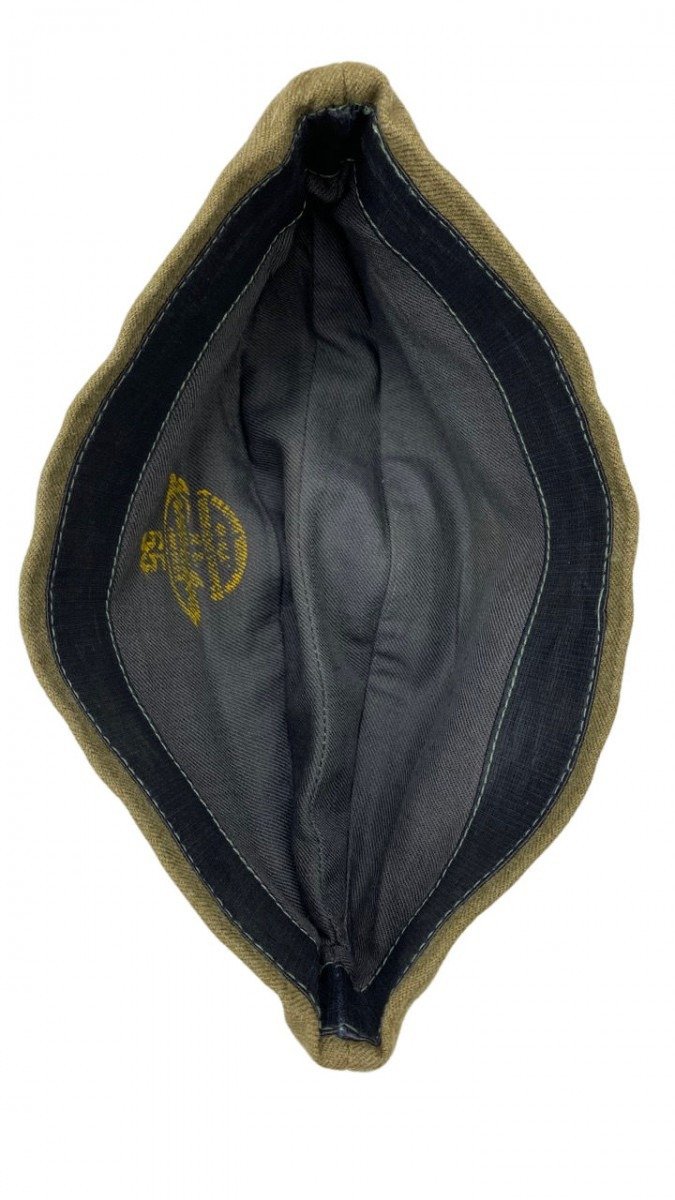 Original WWII Russian 'Pilotka' side cap Lend-Lease cloth — image 3