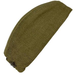 Original WWII Russian 'Pilotka' side cap Lend-Lease cloth