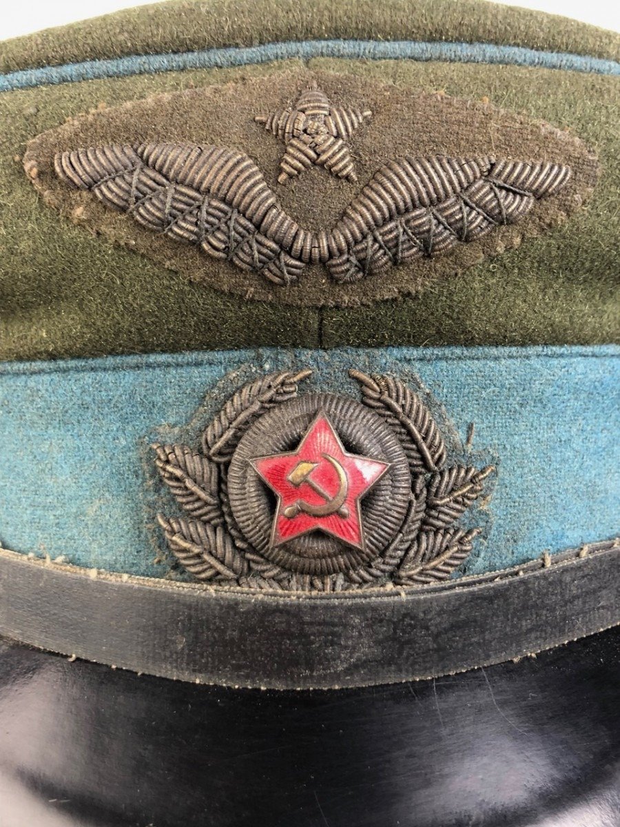 Original WWII Russian Airforce officers visor cap — image 2