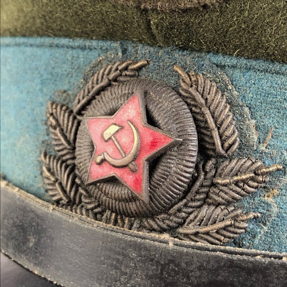 Original WWII Russian Airforce officers visor cap — image 3