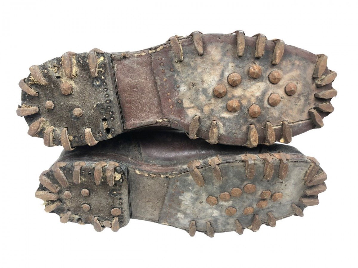 Original WWII Italian army officer shoes — image 4