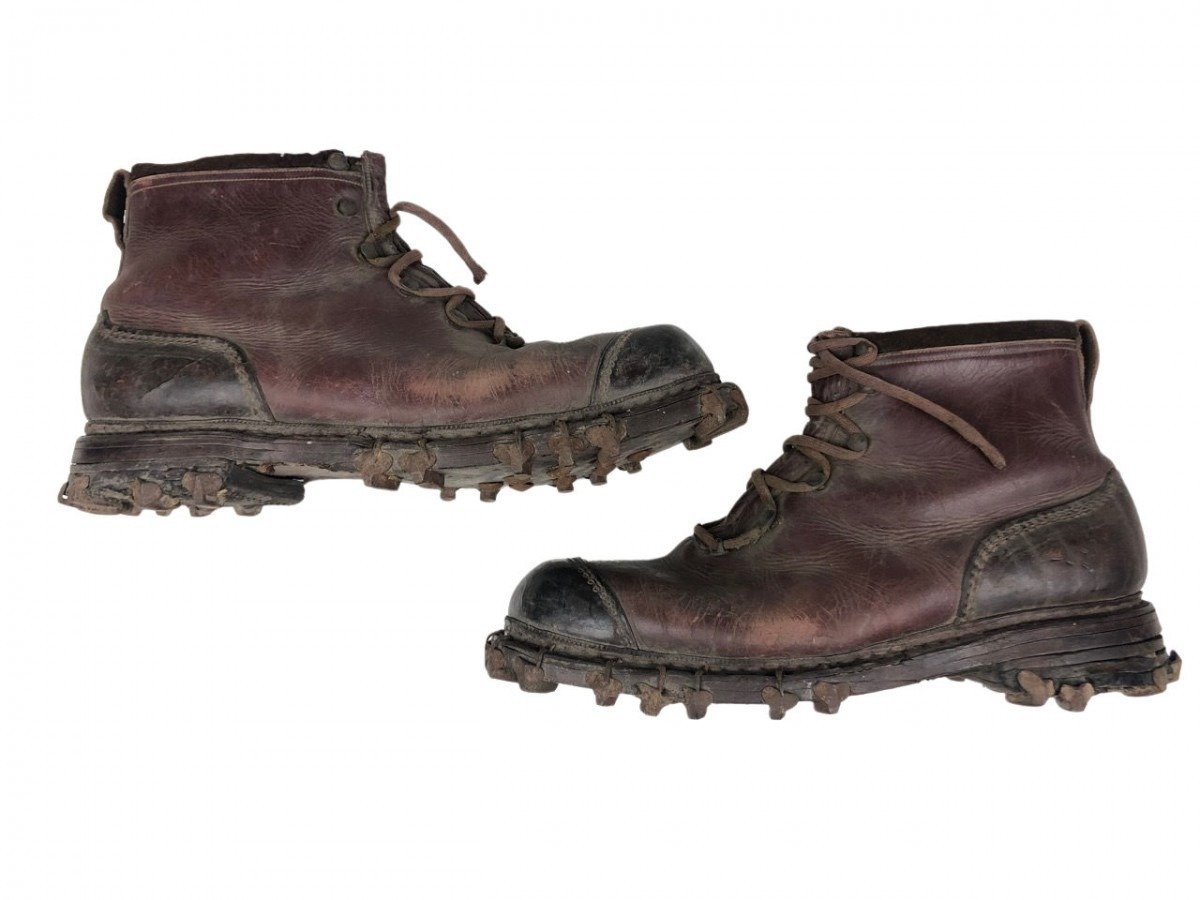 Original WWII Italian army officer shoes — image 7