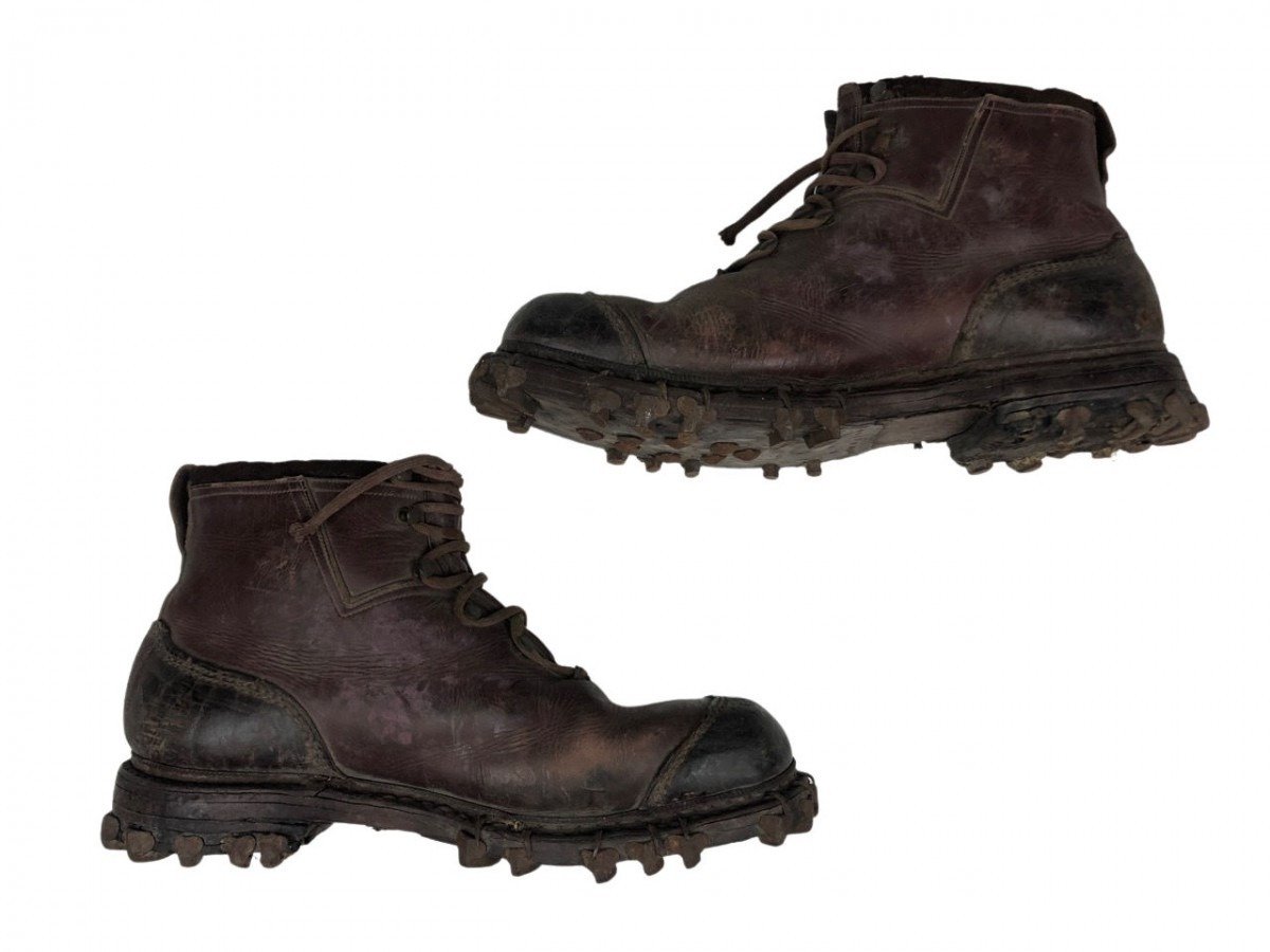 Original WWII Italian army officer shoes — image 8