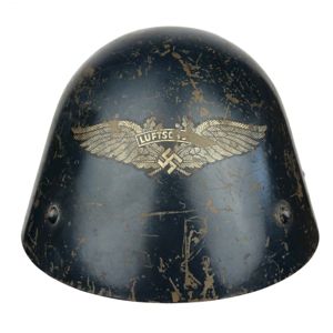 Original WWII Czech VZ32 Luftschutz helmet