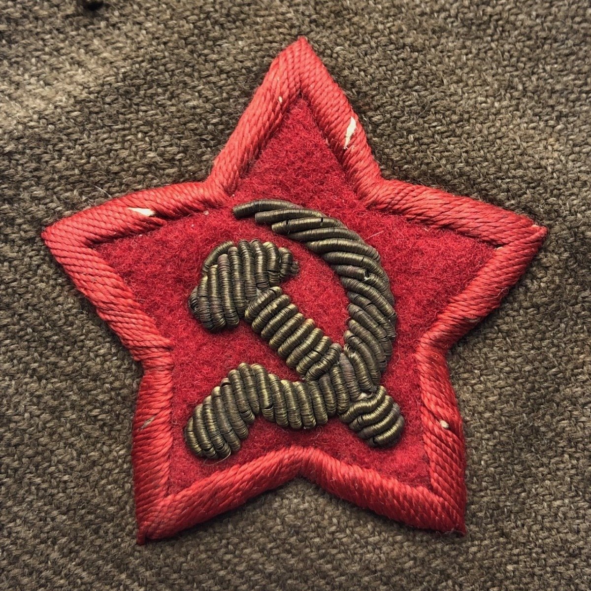 Original WWII Russian 'Commissar' star cutout — image 2
