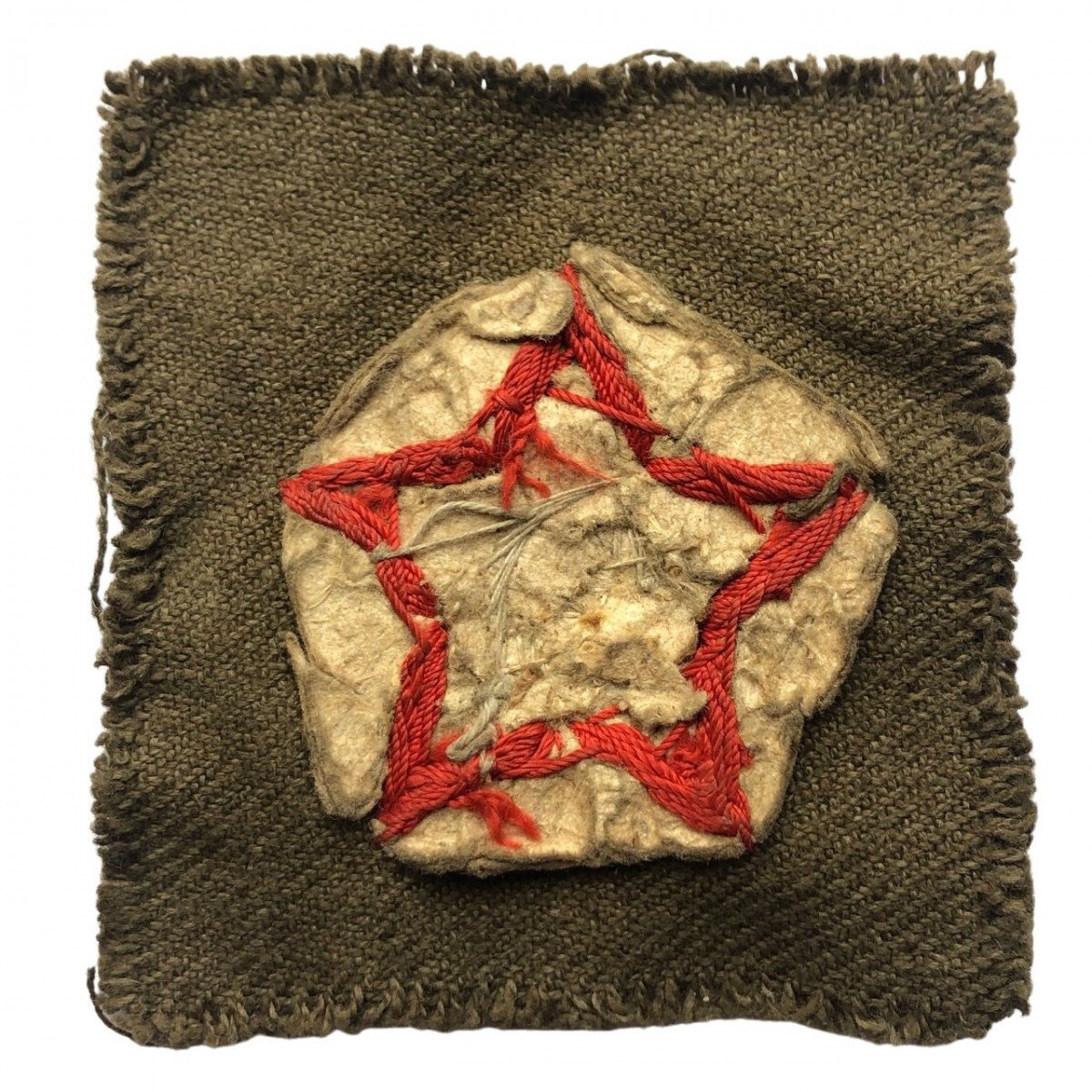 Original WWII Russian 'Commissar' star cutout — image 4