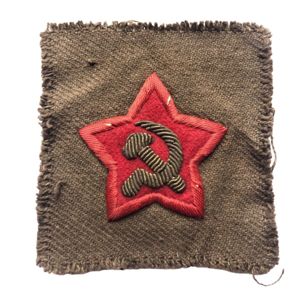 Original WWII Russian 'Commissar' star cutout