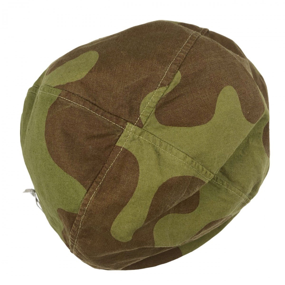 Original WWII Russian Amoeba camouflage helmet cover — image 4