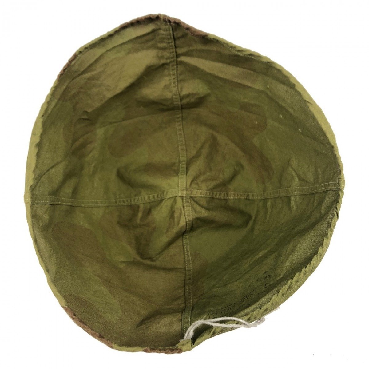 Original WWII Russian Amoeba camouflage helmet cover — image 6