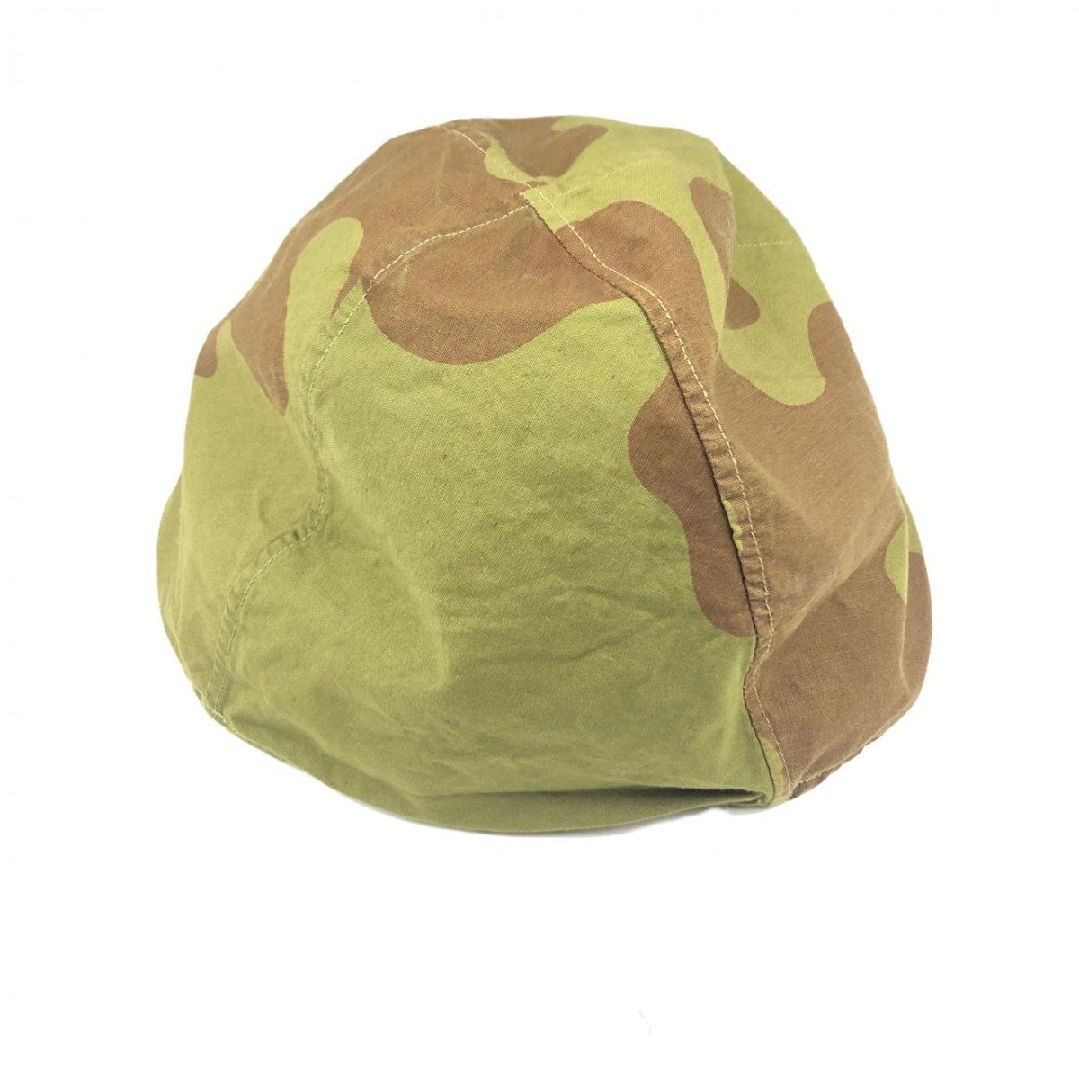 Original WWII Russian Amoeba camouflage helmet cover — image 8