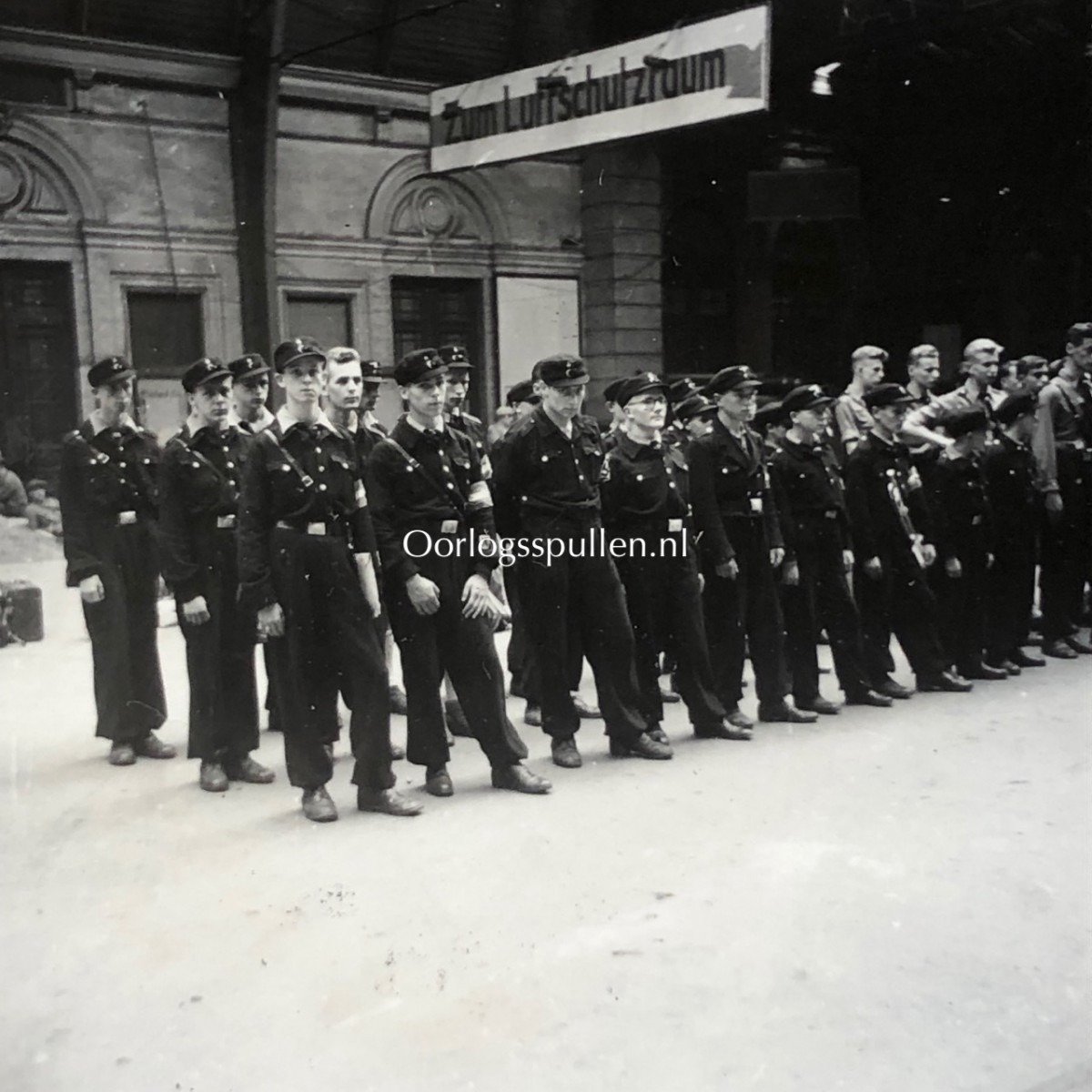 Original WWII Flemish Hitlerjugend photo grouping – Flemish HJ in Brussels — image 17