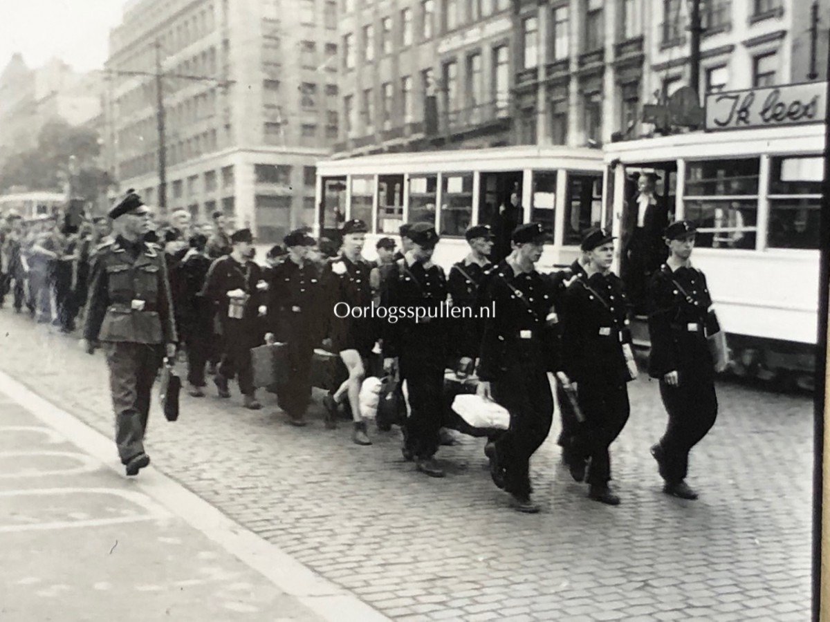 Original WWII Flemish Hitlerjugend photo grouping – Flemish HJ in Brussels — image 7