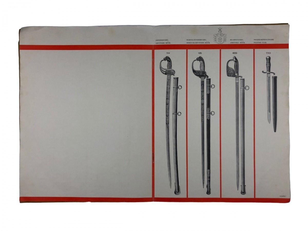 Original 1930s Estonian Carl Eickhorn – Solingen saber advertising booklet — image 5