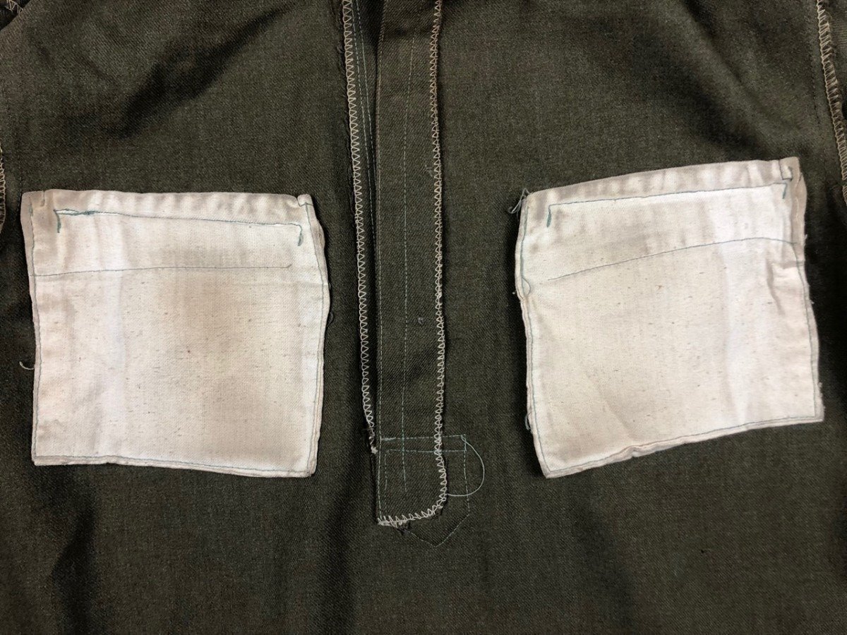 Original WWII Russian M43 Gymnasterka Lend-Lease cloth — image 8