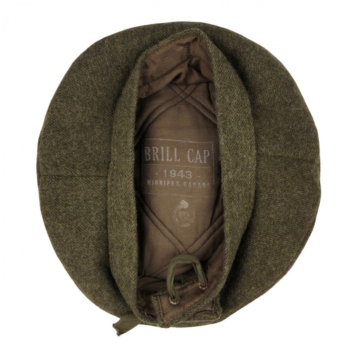 Original WWII Canadian Brill-Cap beret 1943 — image 2