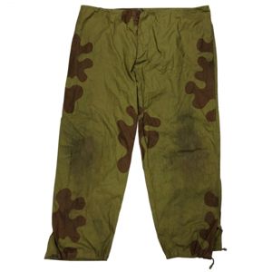 Original WWII Russian 'amoeba' camouflage trousers