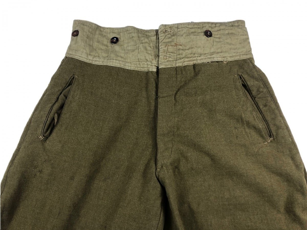 Originele WWII Russische M43 lend lease Gymnasterka met broek en foto van drager — image 14