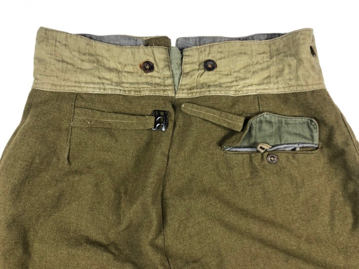 Originele WWII Russische M43 lend lease Gymnasterka met broek en foto van drager — image 17