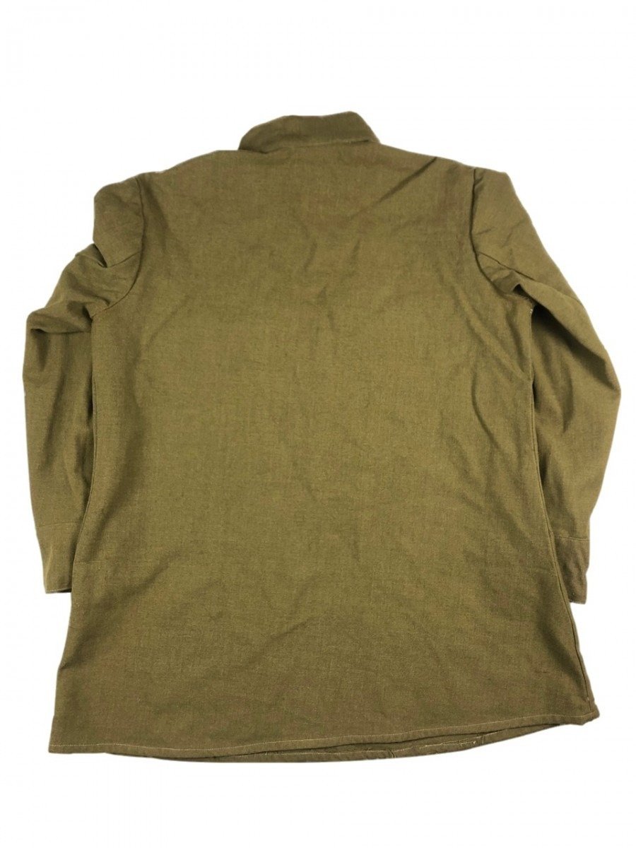 Originele WWII Russische M43 lend lease Gymnasterka met broek en foto van drager — image 19