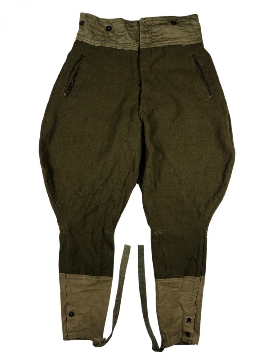 Originele WWII Russische M43 lend lease Gymnasterka met broek en foto van drager — image 3