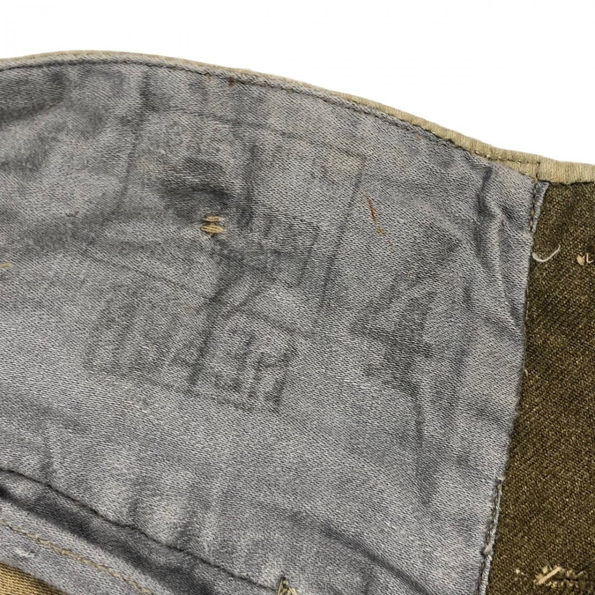 Originele WWII Russische M43 lend lease Gymnasterka met broek en foto van drager — image 4