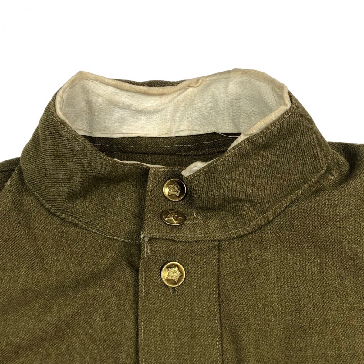 Originele WWII Russische M43 lend lease Gymnasterka met broek en foto van drager — image 8