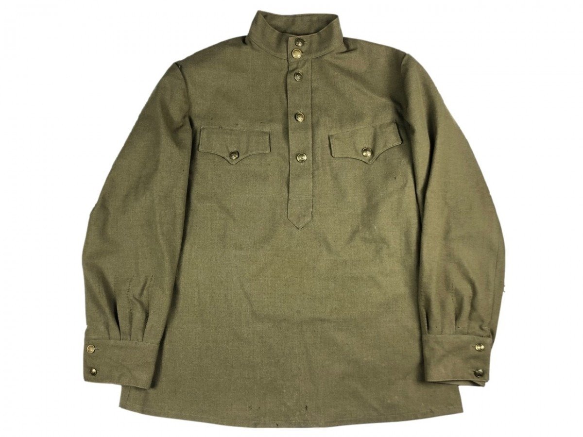 Original WWII Russian M43 Gymnasterka (Lend Lease) with photo of owner — image 2