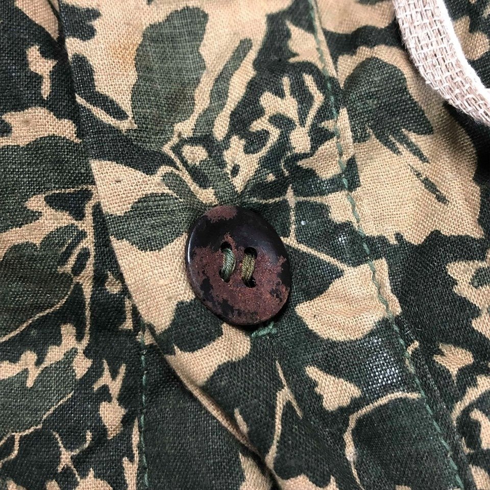 Original WWII Russian MKK leaf camouflage smock with trousers 1943 — image 9