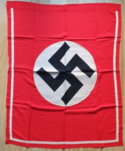 Double sided NSDAP banner.
