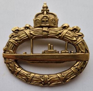 1918 Imperial U-boat badge by Meybauer.