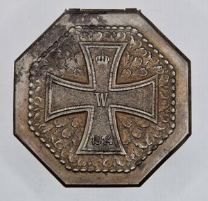 REDUCED Unusual metal boxed 1914 Iron Cross Second Class by …