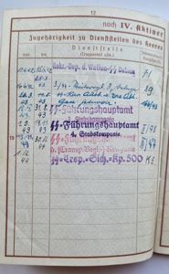 SS Wehrpass Kavallerie Regiment, SS Sturmmann Fillip Kinkel.