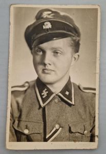 REDUCED ! Photo Postcard of a Waffen SS Unterscharführer.