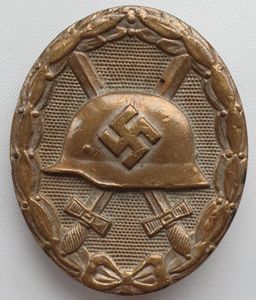 Rare 1939 Silver Wound Badge L/53 marked.