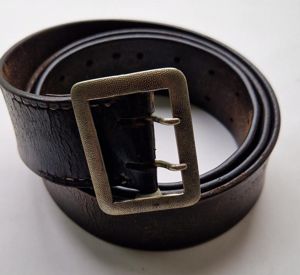 REDUCED Heer/Waffen-SS officers belt with open claw buckle.