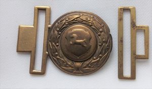 Weimar period Hanover Fire Brigade/Fire Police Officers belt buckle.