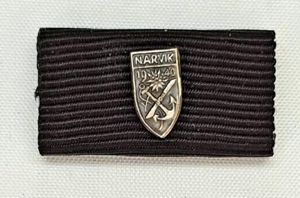 1957 Heer/Luftwaffe Narvik Shield single ribbon bar.