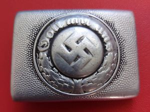 Police Buckle, aluminium