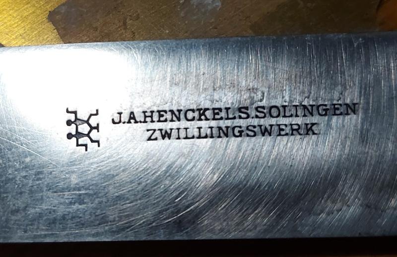 Dinner Knives engraved HJ on handles — image 5