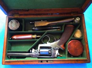 A beautiful Beaumont Adams Cased Revolver manufactured by London Armoury …